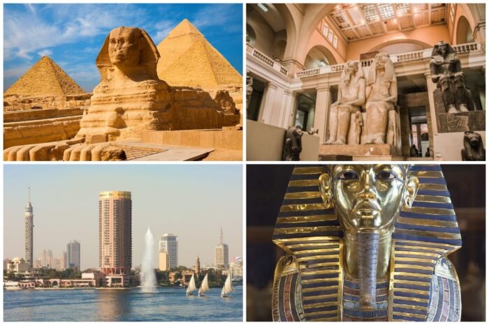 “Pyramids” Cairo by plane from Sharm El Sheikh